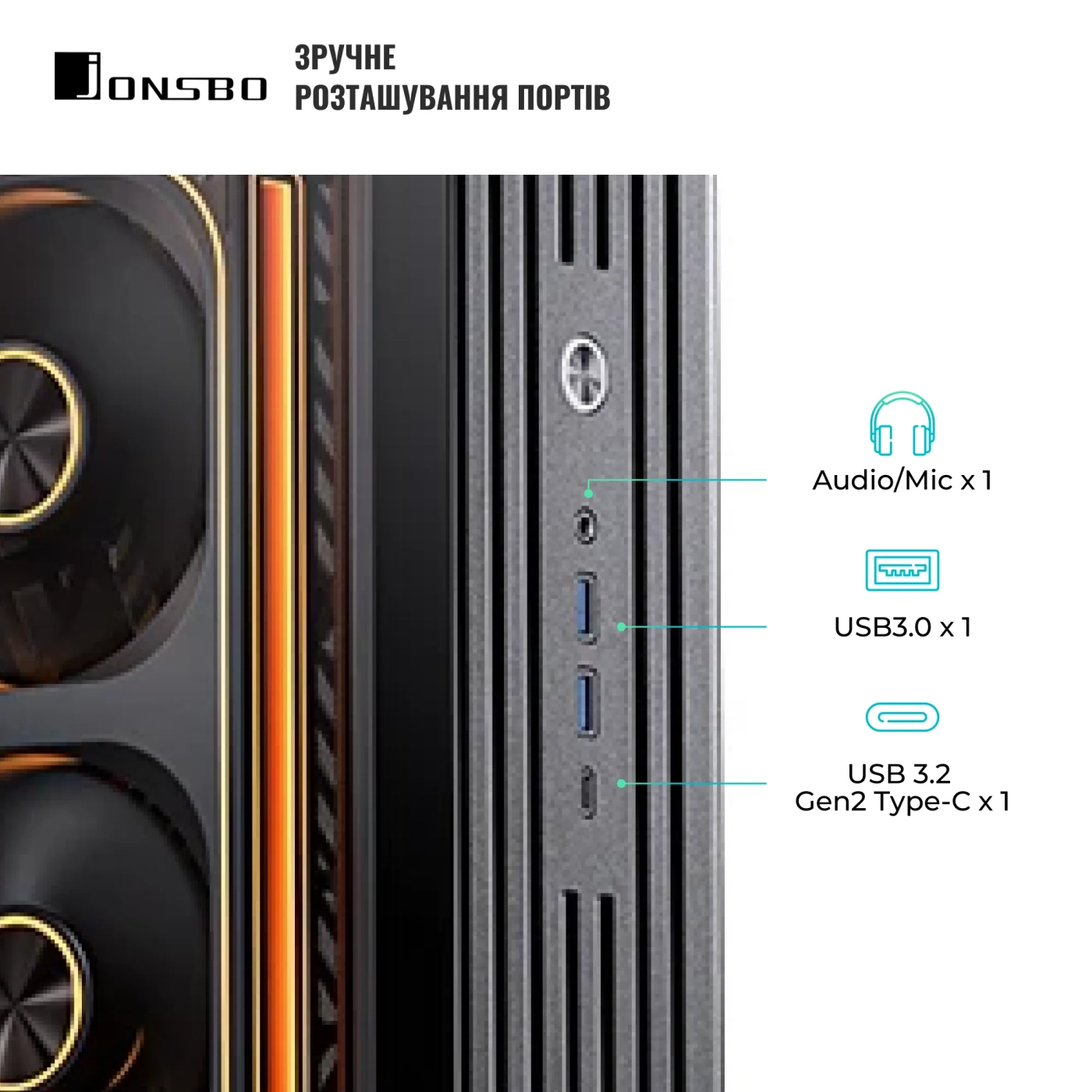 Купить Корпус JONSBO TK-4 Black - фото 5