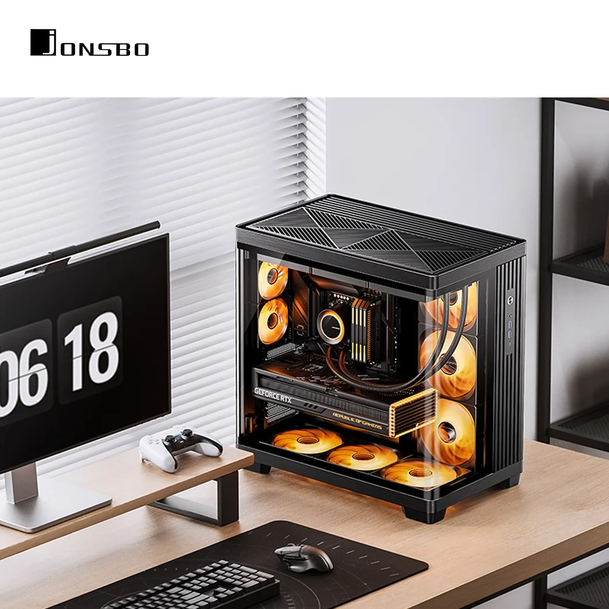 Купить Корпус JONSBO TK-4 Black - фото 7