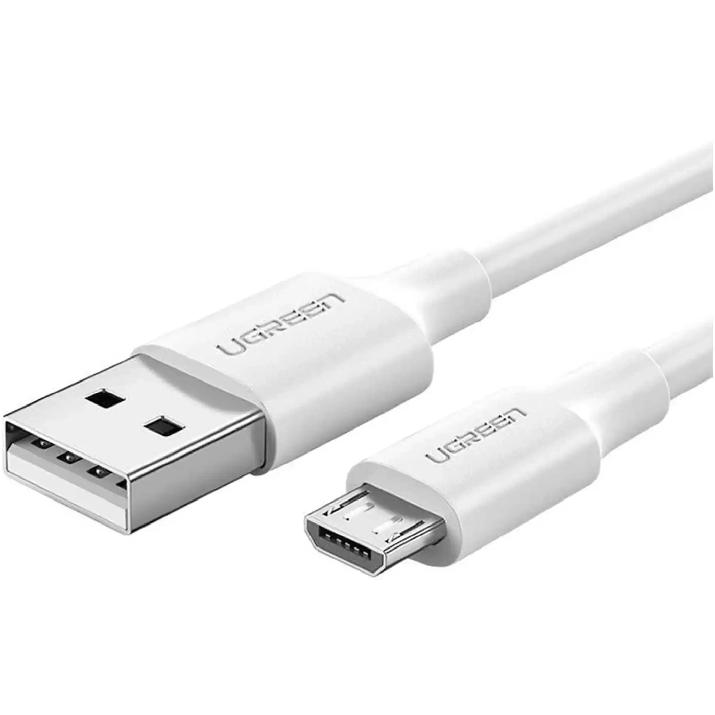 Купить Кабель UGREEN US289 USB2.0 - MicroUSB 2A 1m White (60141) - фото 1