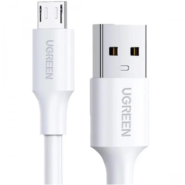 Купить Кабель UGREEN US289 USB2.0 - MicroUSB 2A 1m White (60141) - фото 2