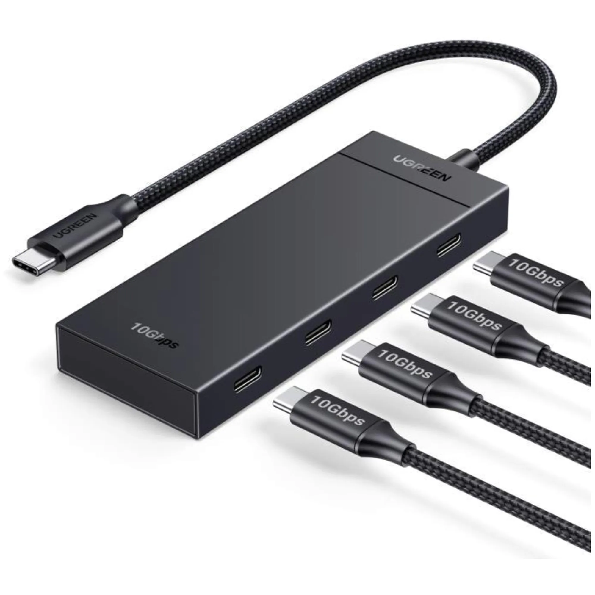 Купить USB-хаб Ugreen CM806 USB-C to 4xUSB-C 3.2 Gen2 10Gbps Black (UGR-35584) - фото 4