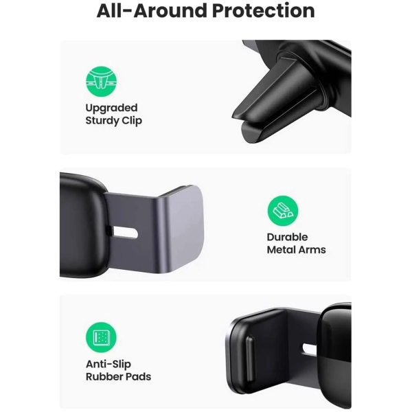 Купити Автомобільний тримач UGREEN LP120 Black (UGR-10422_) - фото 6