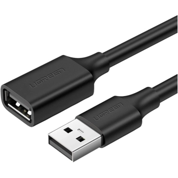 Купити Кабель UGREEN US103 USB 2.0 Male to Female Extension Cable 5m Black (10318) - фото 1