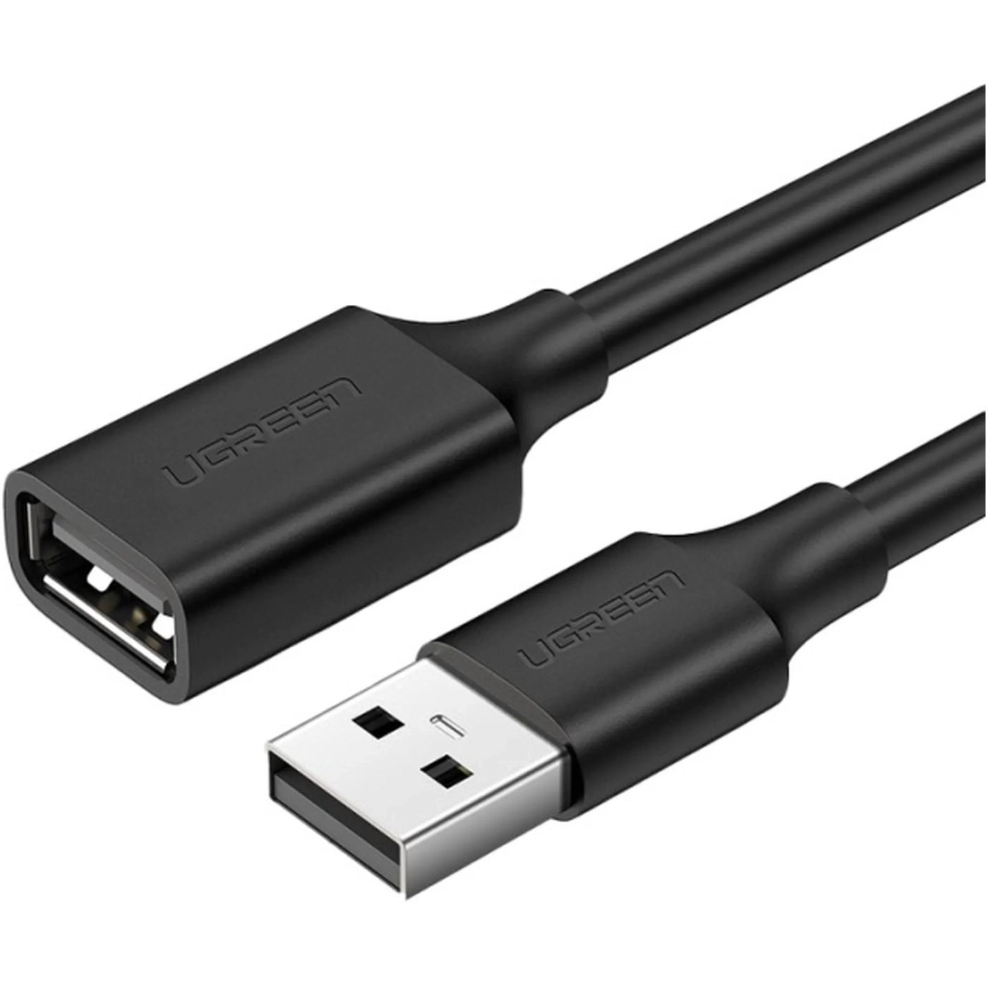 Купити Кабель UGREEN US103 USB 2.0 Male to Female Extension Cable 3m Black (10317) - фото 1