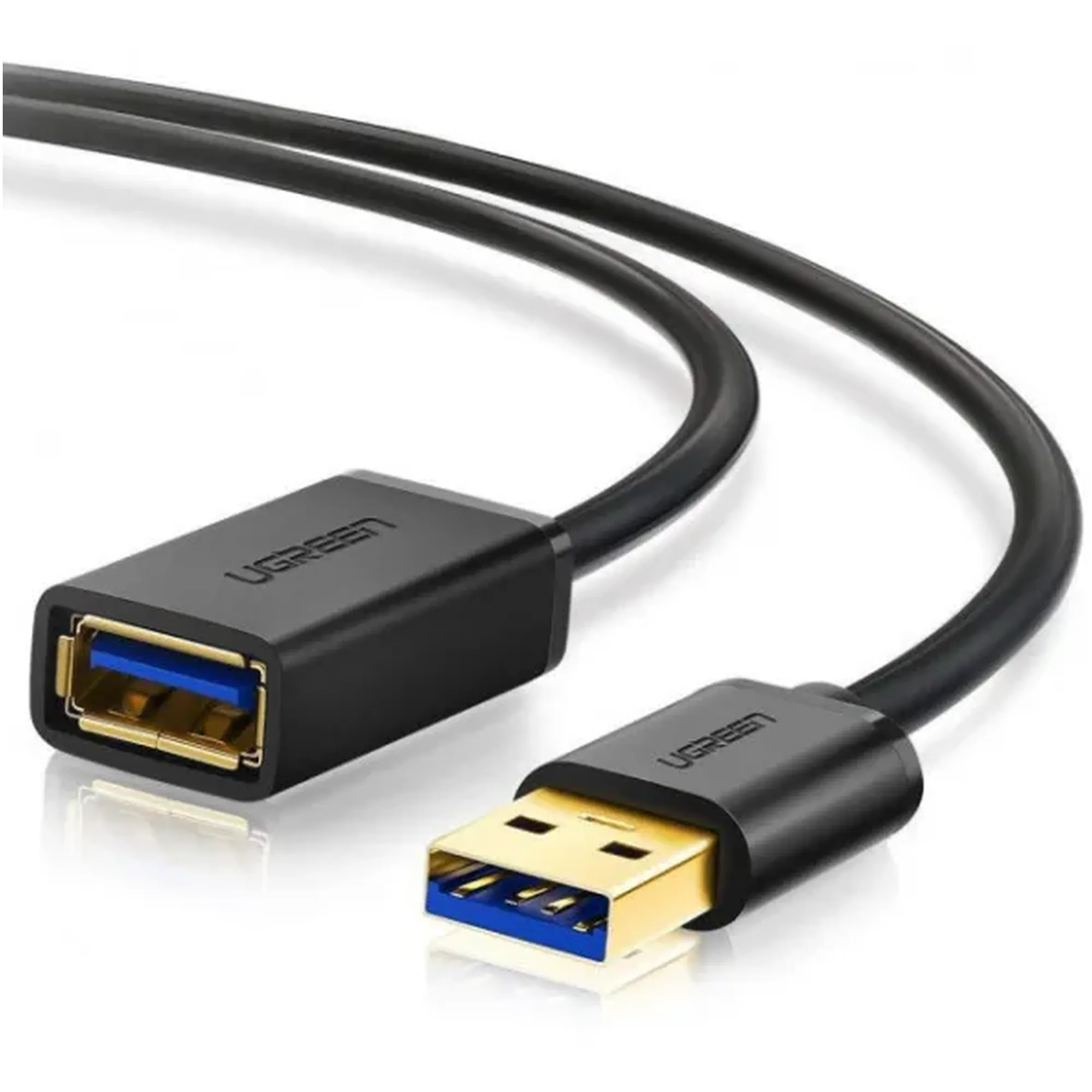 Купити Кабель UGREEN US129 USB 3.0 Male to Female Extension Cable 3m Black (30127) - фото 2