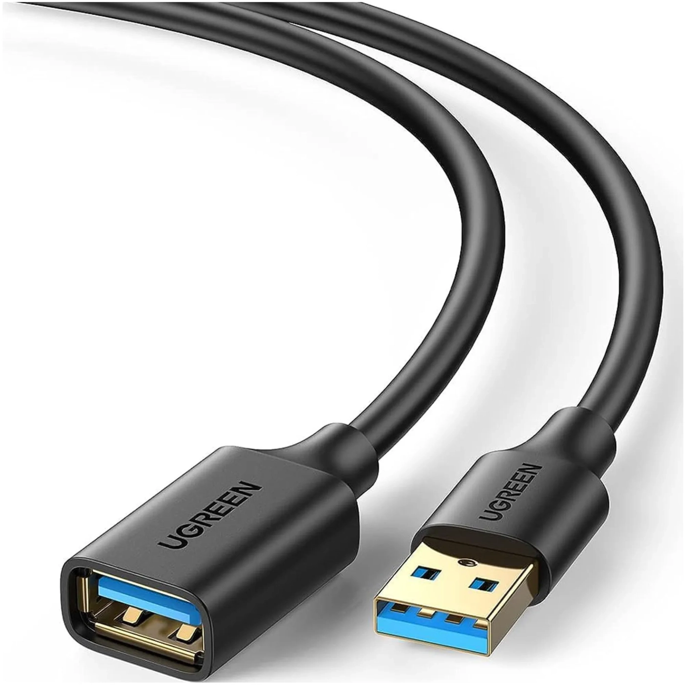 Купити Кабель UGREEN US129 USB 3.0 Male to Female Extension Cable 3m Black (30127) - фото 3