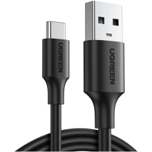 Купити Кабель UGREEN US184 USB 3.0 to USB Type-C 2m Black (20884) - фото 1