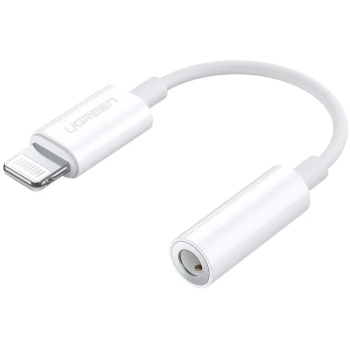 Купить Кабель UGREEN US212 Lightning to 3.5mm 10cm White (30759) - фото 1