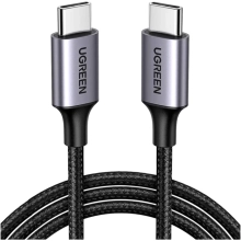 Купити Кабель UGREEN US261 USB-C - USB-C 60W 2m Gray/Black (50152) - фото 1