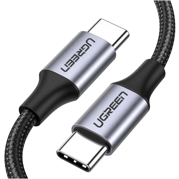 Купити Кабель UGREEN US261 USB-C - USB-C 60W 2m Gray/Black (50152) - фото 3