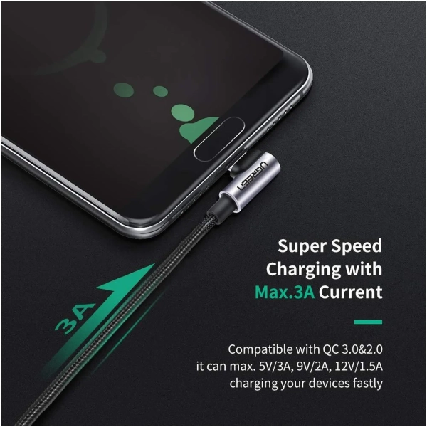 Купити Кабель UGREEN US284 USB - USB-C 1m Black (50941) - фото 3