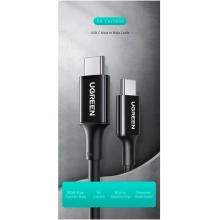 Купить Кабель UGREEN US300 USB-C - USB-C 100W 5A 1m Black (80371) - фото 4