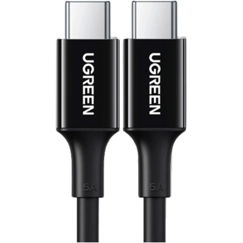 Купити Кабель UGREEN US300 USB-C - USB-C 100W 5A 2m Black (80372) - фото 1