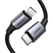 Купити Кабель UGREEN US304 USB 2.0 Type-C M-Lightning M 1 m Black (60759) - фото 1