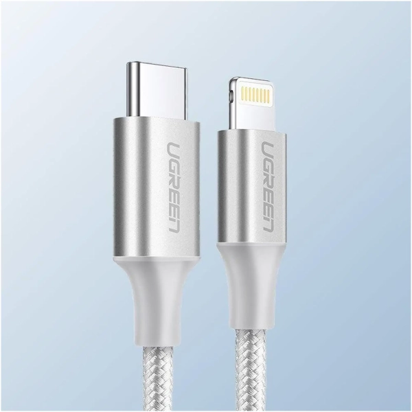 Купити Кабель UGREEN US304 USB 2.0 Type-C M-Lightning M 1 m White (70523) - фото 2