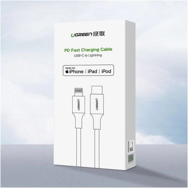 Купити Кабель UGREEN US304 USB 2.0 Type-C M-Lightning M 1 m White (70523) - фото 3