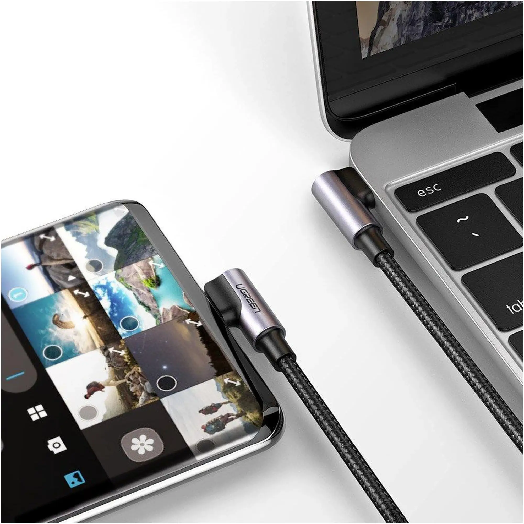 Купить Кабель UGREEN US323 USB 2.0 Type-C 2 m Black (70531) - фото 2