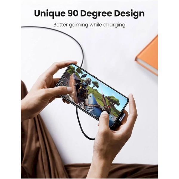 Купити Кабель UGREEN US334 USB 2.0 Type-C M-M 2 m Aluminium Braid Black (70645) - фото 4