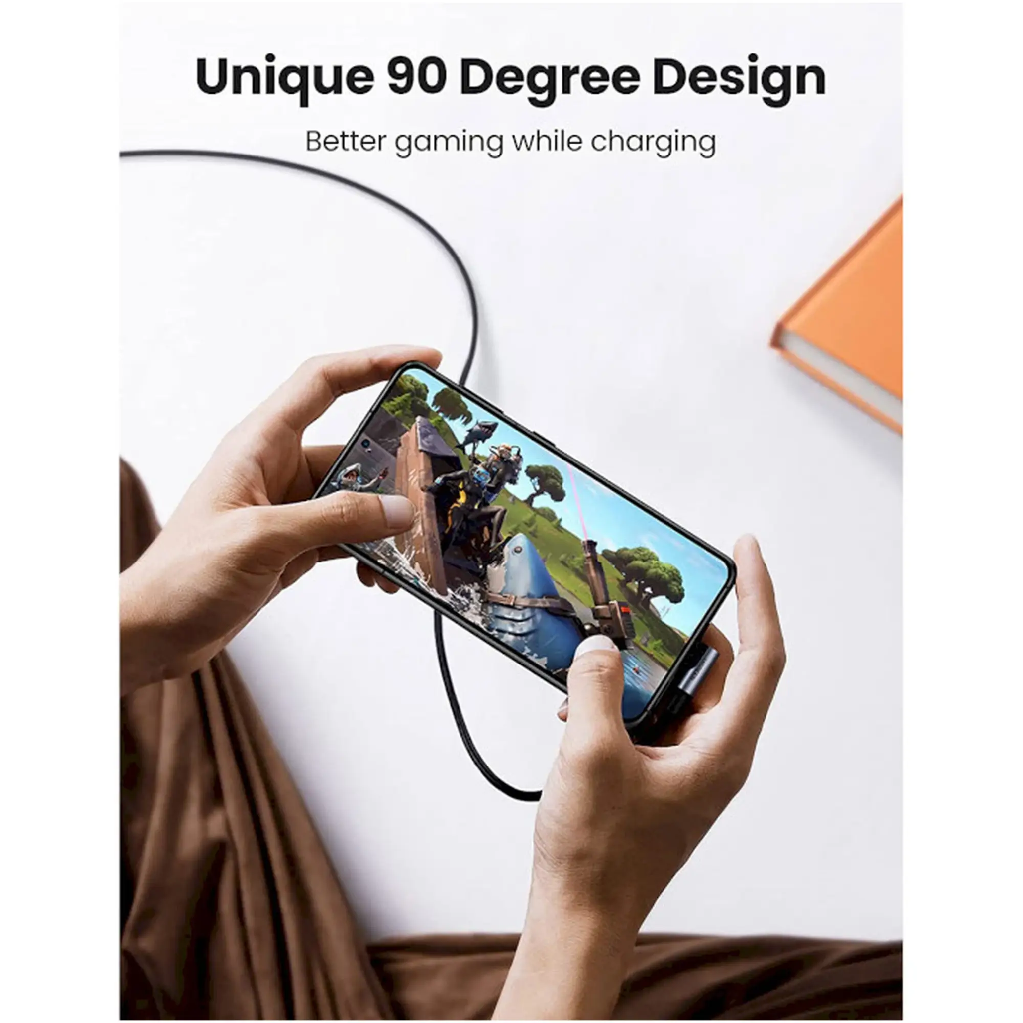 Купити Кабель UGREEN US334 USB 2.0 Type-C M-M 2 m Aluminium Braid Black (70645) - фото 4