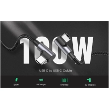 Купить Кабель UGREEN US335 USB 2.0 Type-C M-M 2m Gray (70698) - фото 5