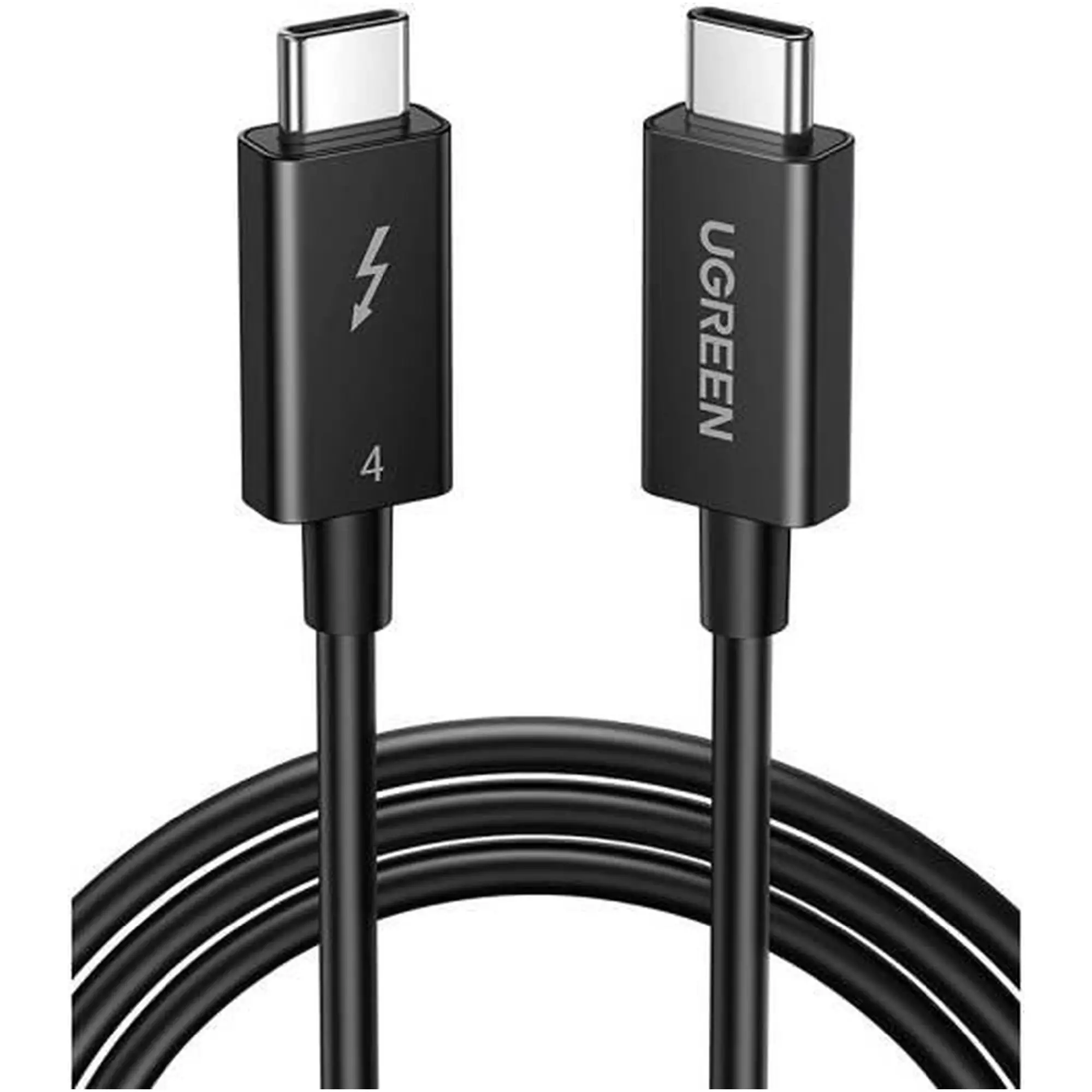 Купить Кабель UGREEN US501 USB 4.0 Type-C M-M Thunderbolt 0.8m Black (30389) - фото 1