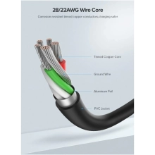 Купить Кабель UGREEN US287 USB - USB-C 2m Black (60118) - фото 5