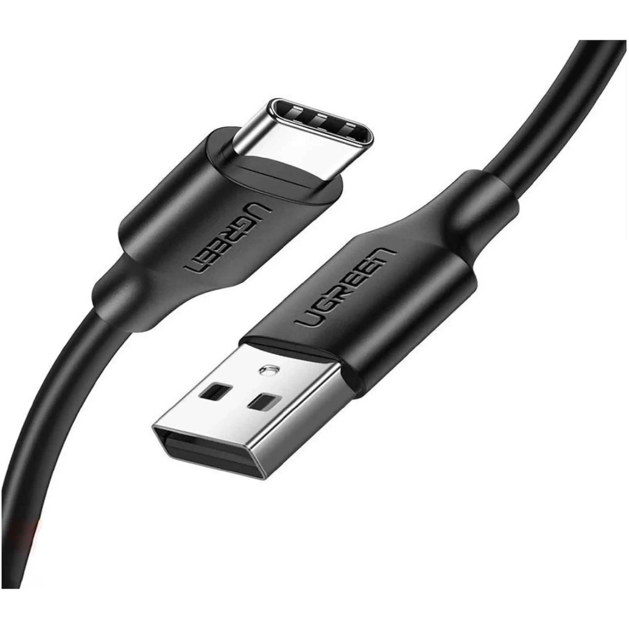 Купить Кабель UGREEN US287 USB 2.0 AM-Type-C 0.5m 60W Nickel Plating Black (60115) - фото 1