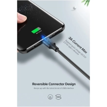 Купить Кабель UGREEN US287 USB 2.0 AM-Type-C 0.5m 60W Nickel Plating Black (60115) - фото 3