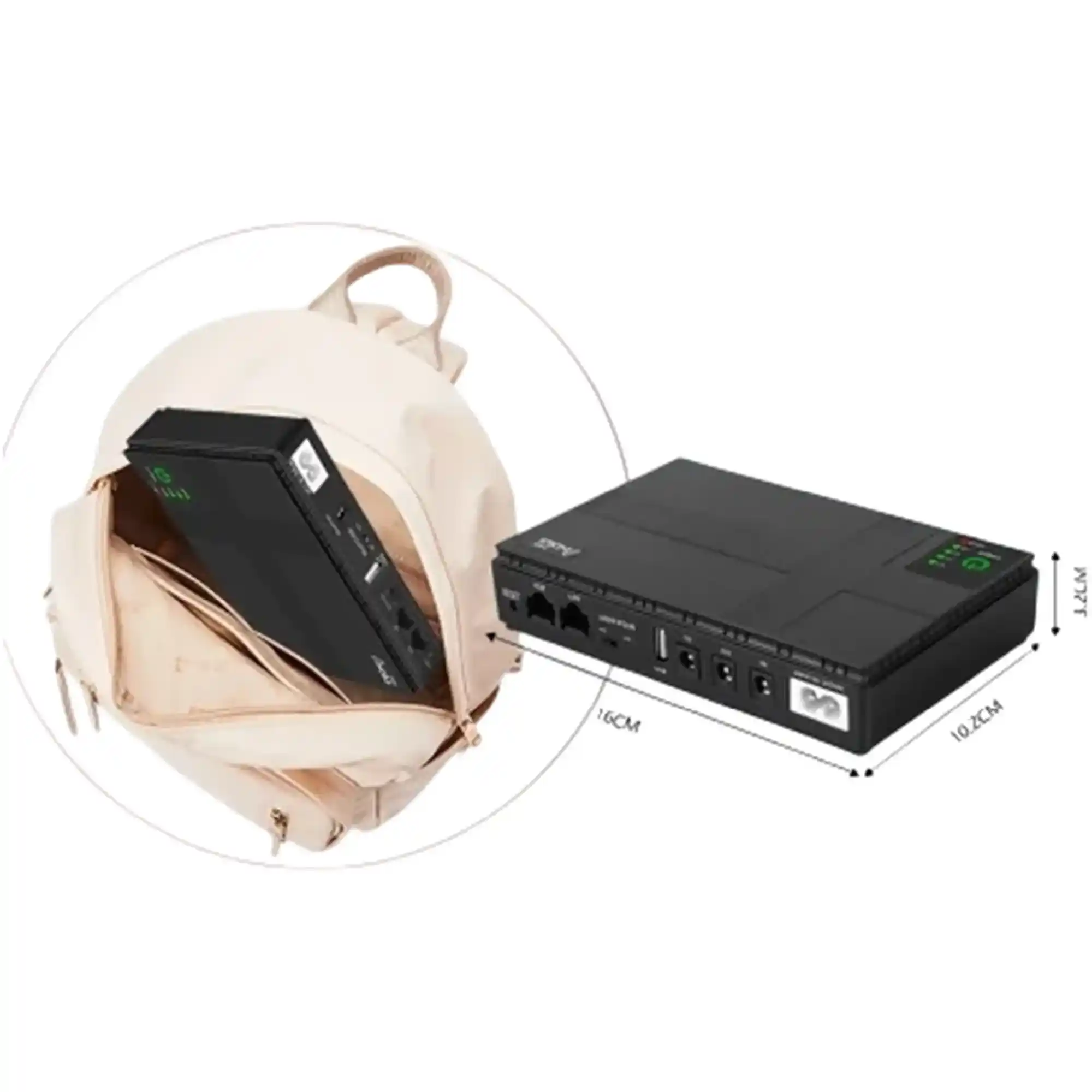 Купити ДБЖ (UPS) Andes DC1018P 18W 8800mAh - фото 3