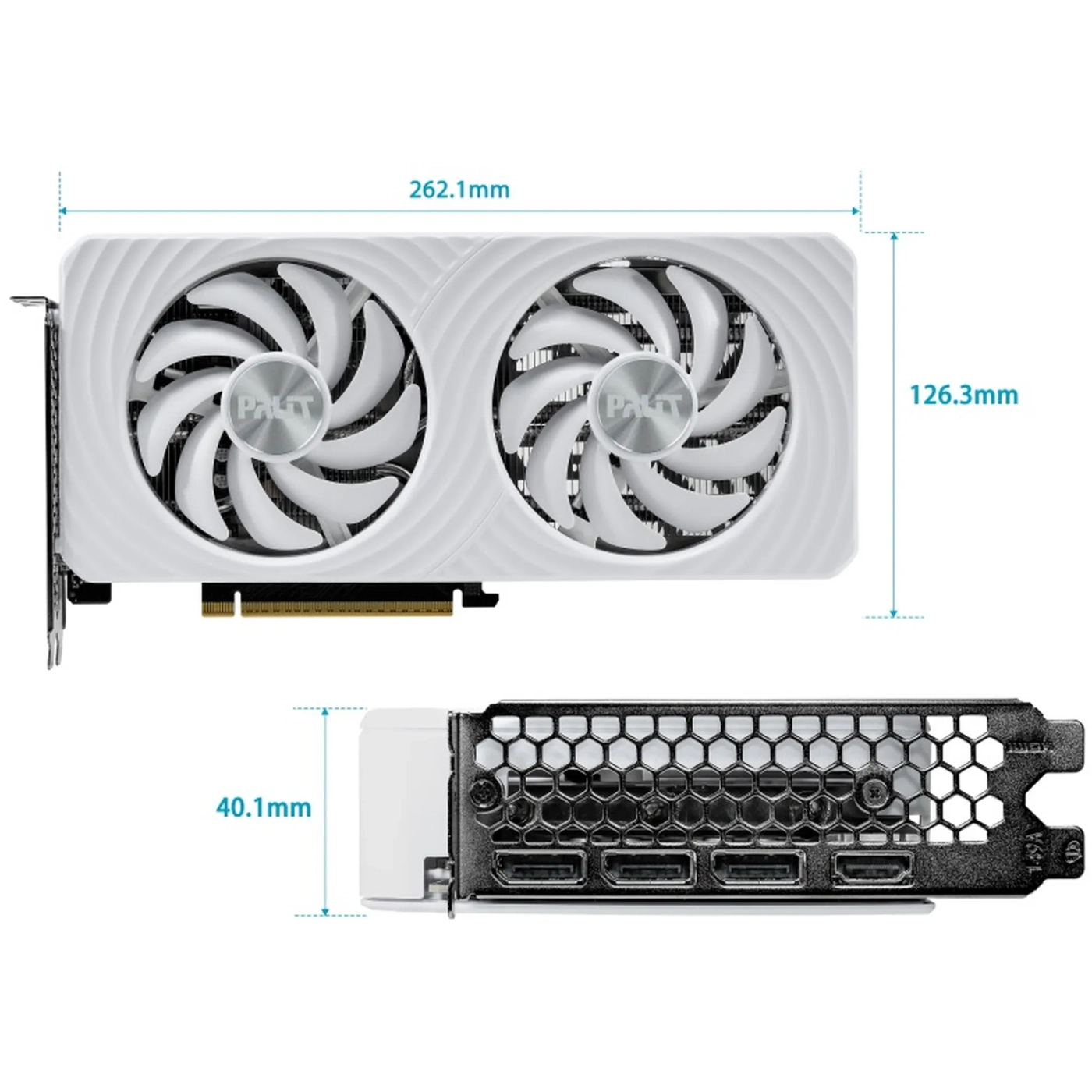 Купить Видеокарта Palit Nvidia GeForce RTX 5060 White OC 8GB GDDR7 (NE75060U19P1-GB2063M) - фото 11