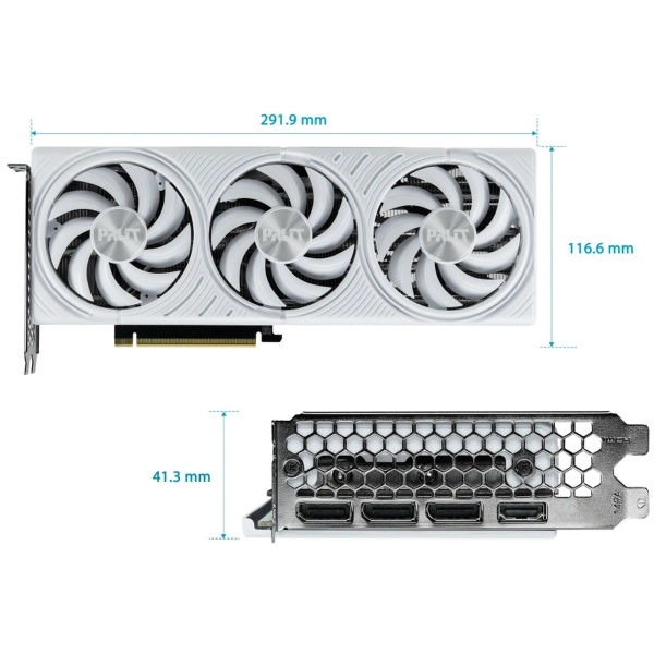 Купить Видеокарта Palit Nvidia GeForce RTX 5070 White OC 12GB GDDR7 (NE75070U19K9-GB2050W) - фото 10