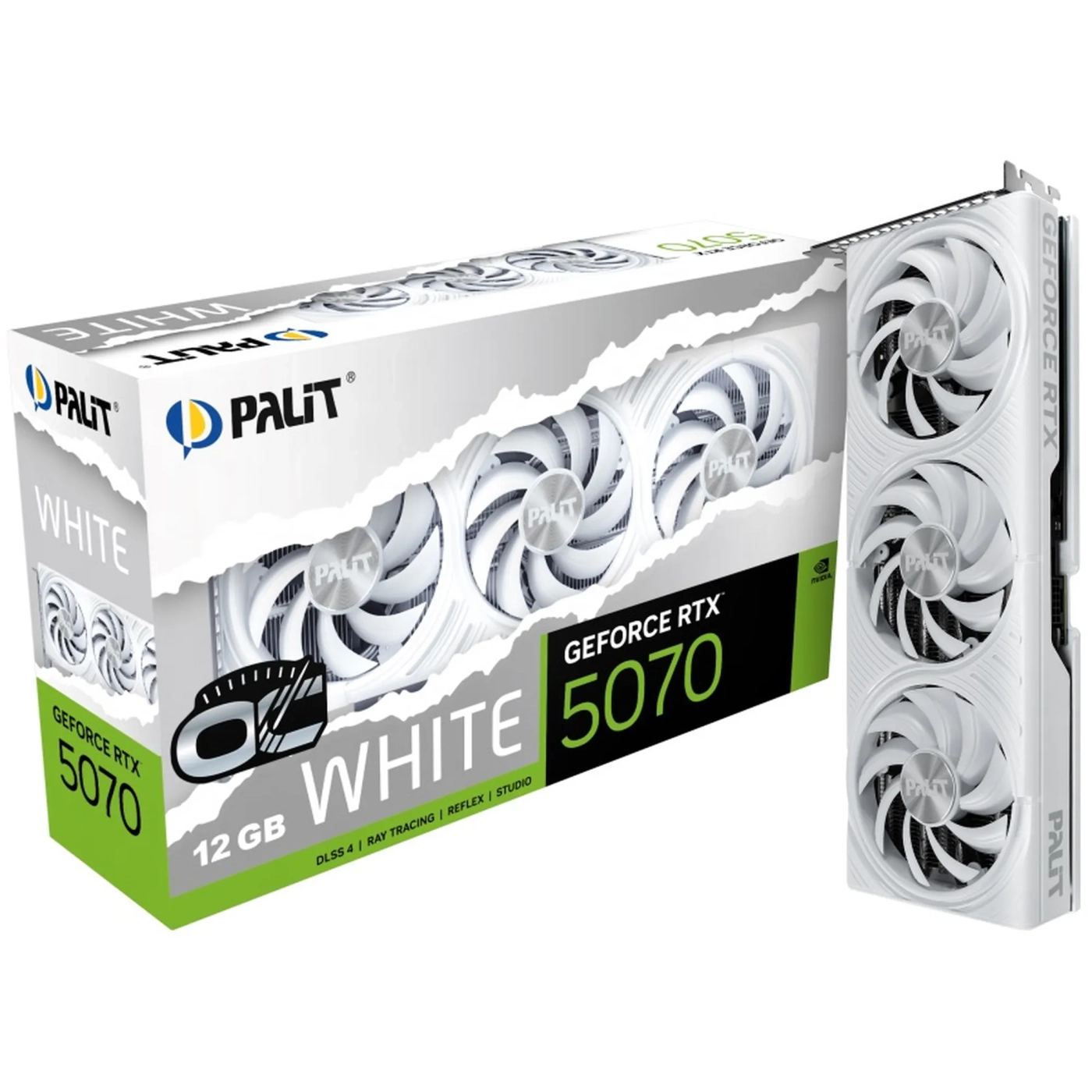Купить Видеокарта Palit Nvidia GeForce RTX 5070 White OC 12GB GDDR7 (NE75070U19K9-GB2050W) - фото 11