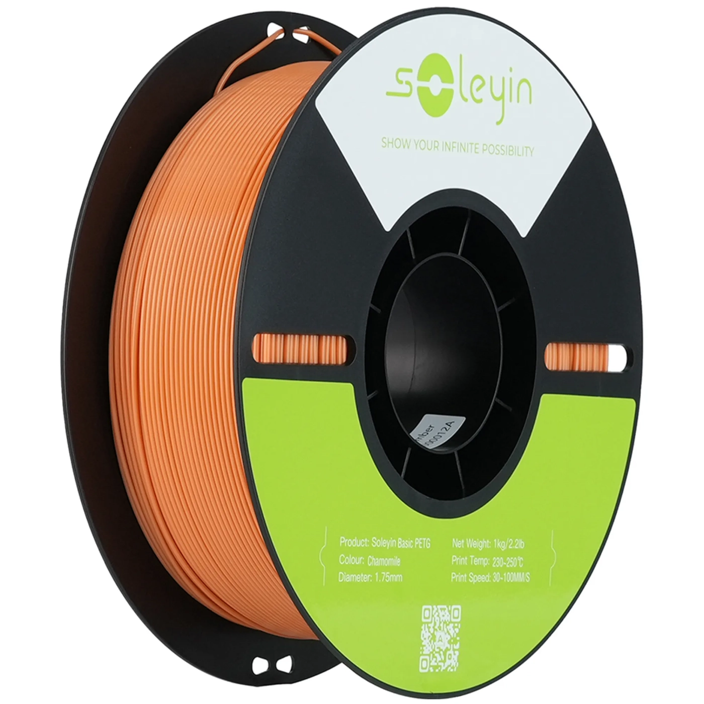 Купити PETG Filament (пластик) для 3D принтера CREALITY Soleyin 1кг, 1.75мм, ромашковий (3301030158) - фото 1