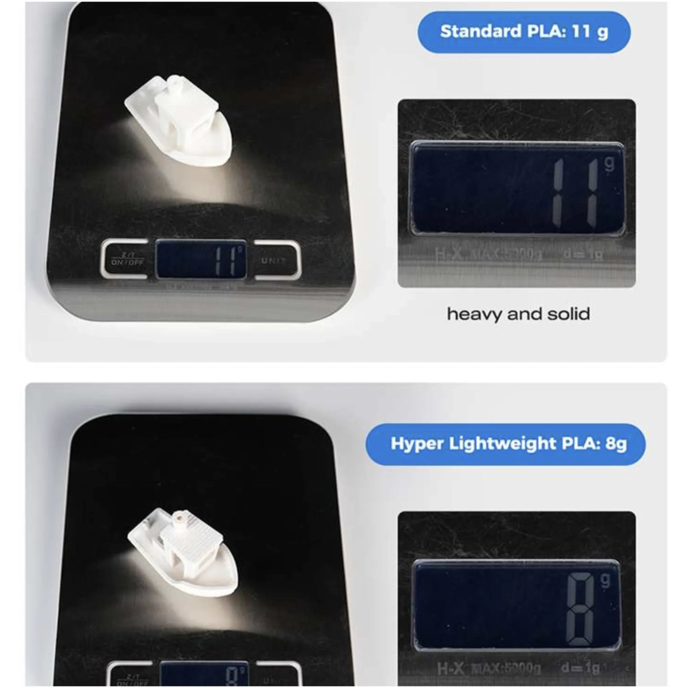 Купить Hyper Lightweight PLA Filament (пластик) для 3D принтера CREALITY 1кг, 1.75мм, черный (3301010556) - фото 4