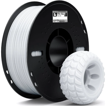 Купити TPU Filament (пластик) для 3D принтера ELEGOO 1кг, 1.75мм, білий (50.203.0568) - фото 1