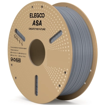 Купити ASA Filament (пластик) для 3D принтера ELEGOO 1кг, 1.75мм, сірий (50.203.0738) - фото 1