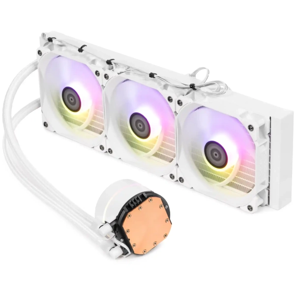 Купить Система жидкостного охлаждения QUBE ZT-360 White OEM - фото 2