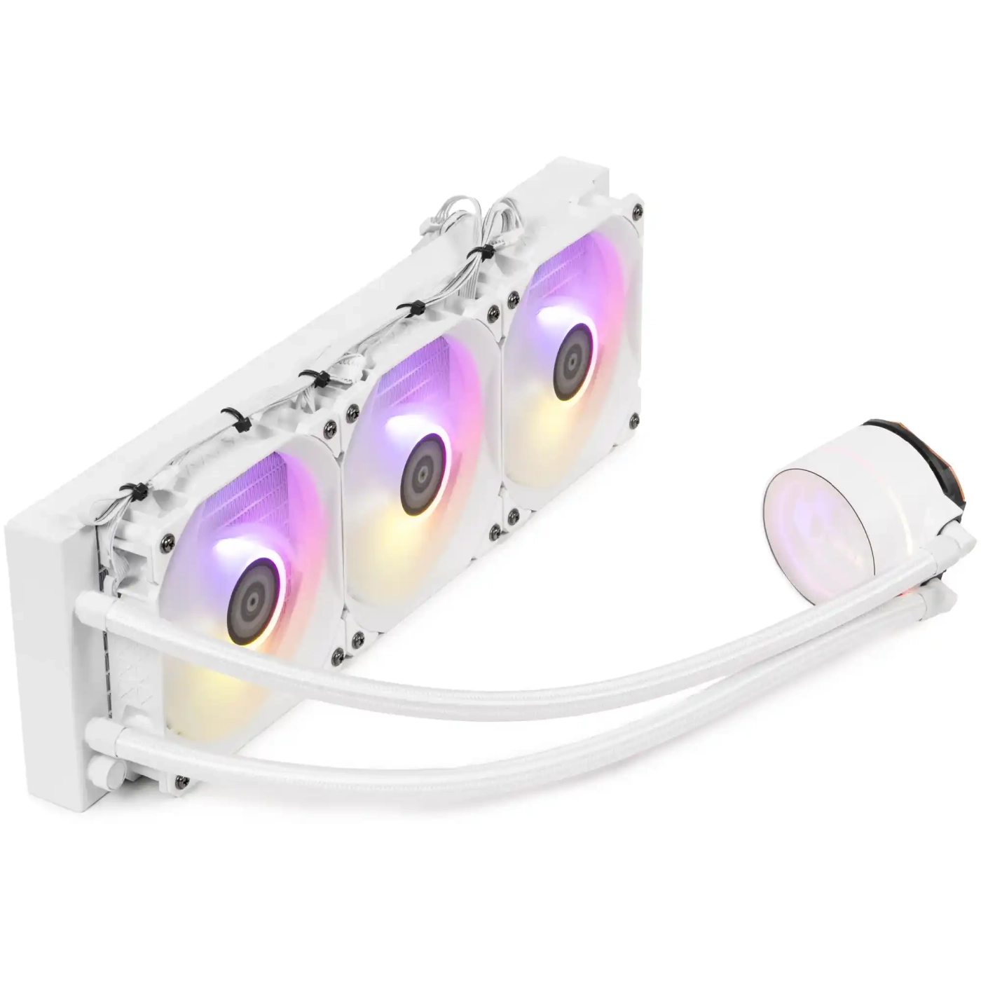 Купить Система жидкостного охлаждения QUBE ZT-360 White OEM - фото 3