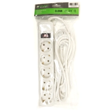 Купить Сетевой фильтр PowerPlant 3 м, 5 розеток, евростандарт (PPSA10M30S5) - фото 3
