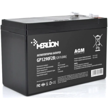 Купить Аккумуляторная батарея к ИБП (UPS) Merlion 12V 9Ah (GP1290F2B) - фото 1