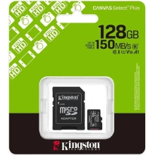 Купить Карта памяти Kingston 128GB microSDXC class 10 UHS-I U3 V30 A1 Canvas Select Plus (SDCS3/128GB) - фото 3
