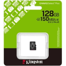Купить Карта памяти Kingston 128GB microSDXC class 10 UHS-I V10 A1 Canvas Select Plus (SDCS3/128GBSP) - фото 3