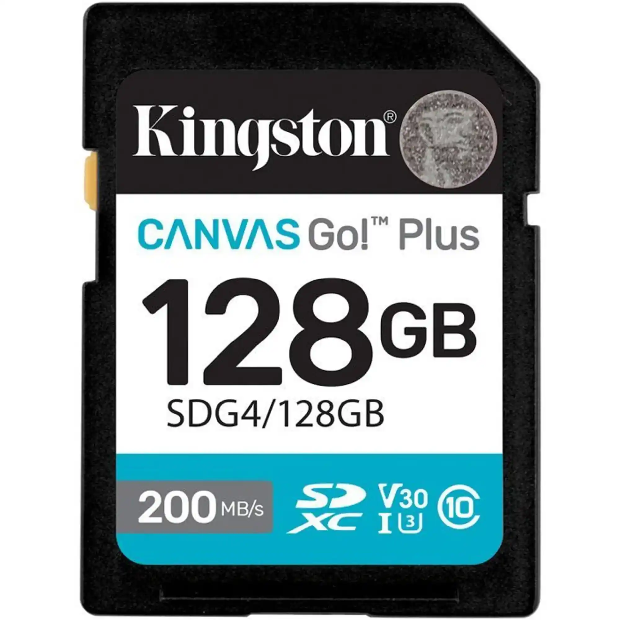 Купить Карта памяти Kingston 128GB SDXC сlass 10 UHS-I U3 V30 Canvas Go Plus G4 (SDG4/128GB) - фото 1