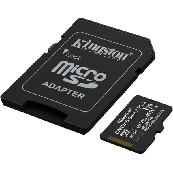 Купить Карта памяти Kingston 1TB microSDXC class 10 UHS-I U3 V30 A1 Canvas Select Plus (SDCS3/1TB) - фото 2