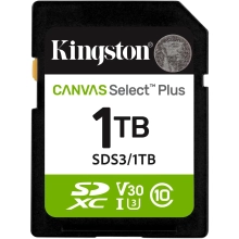 Купить Карта памяти Kingston 1TB SDXC Canvas Select Plus Gen3 150 MB/s C10 UHS-I U3 V30 SDS3/1TB (SDS3/1TB) - фото 1