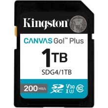 Купить Карта памяти Kingston 1TB SDXC сlass 10 UHS-I U3 V30 Canvas Go Plus G4 (SDG4/1TB) - фото 1