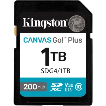 Купить Карта памяти Kingston 1TB SDXC сlass 10 UHS-I U3 V30 Canvas Go Plus G4 (SDG4/1TB) - фото 1