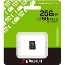 Купити Карта пам'яті Kingston 256GB microSDXC class 10 UHS-I U3 V30 A1 Canvas Select Plus (SDCS3/256GBSP) - фото 3