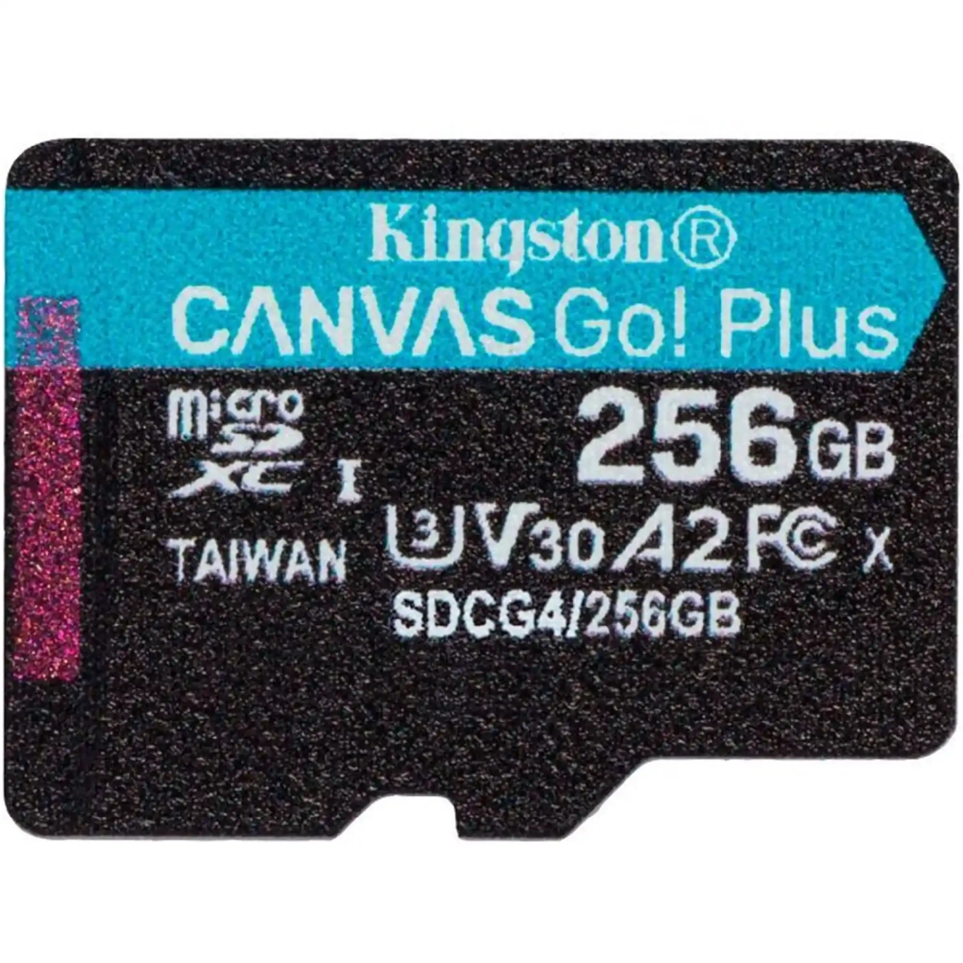 Купить Карта памяти Kingston 256GB microSDXC сlass 10 UHS-I U3 V30 A2 Canvas Go Plus G4 (SDCG4/256GBSP) - фото 1