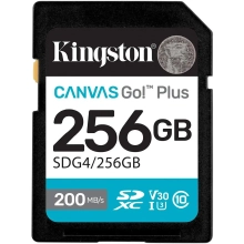 Купить Карта памяти Kingston 256GB SDXC сlass 10 UHS-I U3 V30 Canvas Go Plus G4 (SDG4/256GB) - фото 1